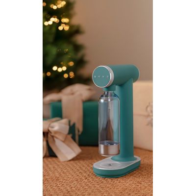 20. Smeg Wassersprudler SKC01EGM, 800ml Flasche, Smaragd Matt