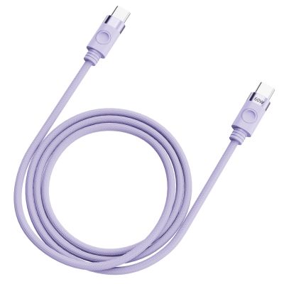 3. Kabel Orico CDX 60W 3A Power Delivery USB-C - USB-C 1m - fioletowy