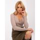 2. Ciemnobeżowa bawełniana bluzka basic BASIC FEEL GOOD   (RV-BZ-9206.52P)