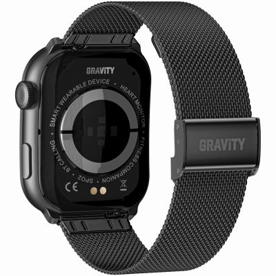 8. Smartwatch Męski GRAVITY GT28-3 Pasek + Bransoleta Granatowo Czarny