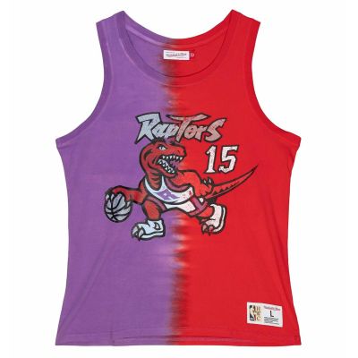 Koszulka Mitchell & Ness NBA Toronto Raptors Vince Carter Tie Dye Cotton Tank - TTNK3206-TRAYYVCAPRRD