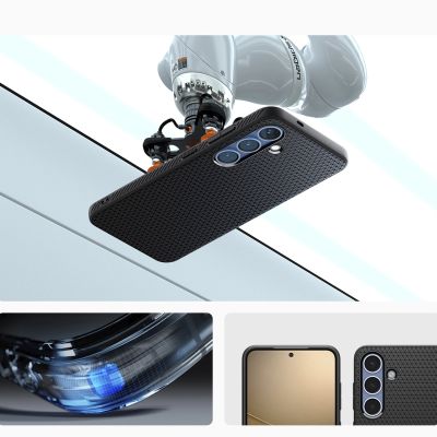 17. Etui Spigen Liquid Air na Samsung Galaxy S25 - czarny-mat