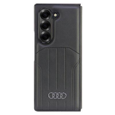 5. Etui Audi Synthetic Leather MagSafe na Samsung Galaxy Z Fold 6 - czarne