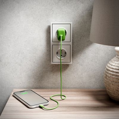 8. Kabel Puro ICON USB-C - USB-C 1,5m - zielony