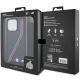 7. Etui BMW M Edition Carbon Tricolor Lines & Strap na iPhone 15 Pro - czarne