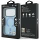 8. Etui BMW M IML Frosted Metal Logo & Trims MagSafe na iPhone 17 Pro / 18 Pro - niebieskie