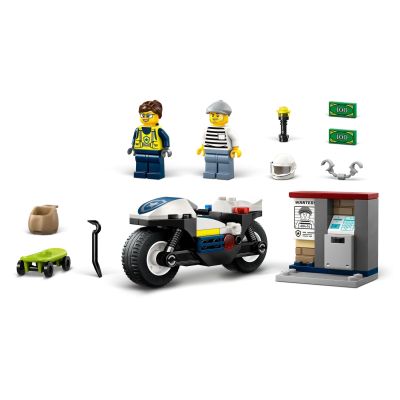 5. LEGO City 60455 Pościg na motocyklu policyjnym