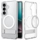 2. Etui Spigen Ultra Hybrid S Mag MagSafe na Samsung Galaxy S26+ - przezroczysto-białe