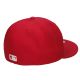 3. New Era League Essential 59Fifty Los Angeles Dodgers Cap 10047498 Czerwone 7 1/4