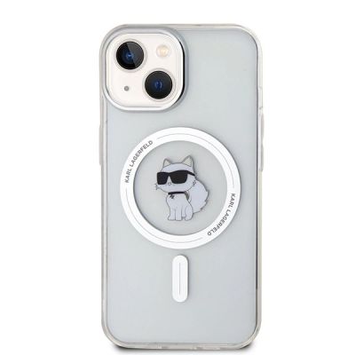3. Etui Karl Lagerfeld IML Choupette MagSafe na iPhone 15 - przezroczyste