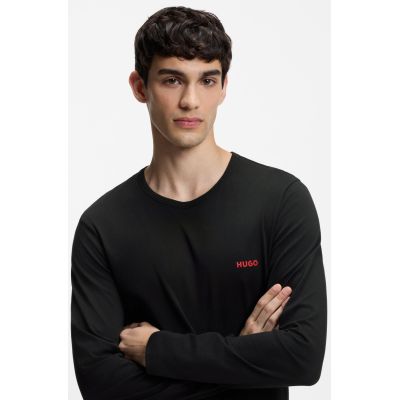 3. Zestaw koszulek męskich Hugo Bodywear LS-SHIRT NERO (50492631-001)