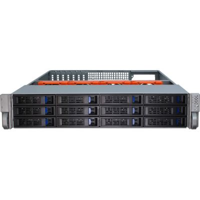 4. Inter-Tech IPC 2U-2412 Rack Czarny, Srebrny