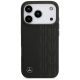 3. Etui Mercedes Leather Laurel Leaves MagSafe na iPhone 17 Pro - czarne