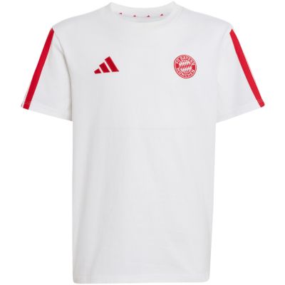 Koszulka dla dzieci adidas FC Bayern Muenchen biało-czerwona KG2591