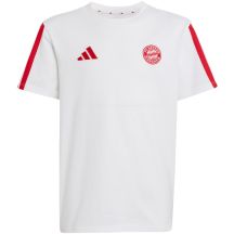 Koszulka dla dzieci adidas FC Bayern Muenchen biało-czerwona KG2591