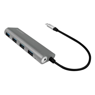 3. LogiLink UA0309 huby i koncentratory USB 3.2 Gen 1 (3.1 Gen 1) Type-C 5000 Mbit/s Szary