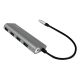 3. LogiLink UA0309 huby i koncentratory USB 3.2 Gen 1 (3.1 Gen 1) Type-C 5000 Mbit/s Szary
