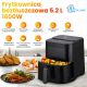 18. Extralink HOME AIR FRYER 5.2L EU SJ-520 frytkownica Pojedyńczy 5,2 l Frytkownica na gorące powietrze Czarny