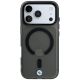 4. Etui BMW Sign Frosted IML & MetalL Logo MagSafe na iPhone 17 Pro Max / 18 Pro Max - czarne