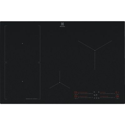 5. Płyta indukcyjna matowa ELECTROLUX EIS87453IZ Sense Boil+Fry SaphirMatt 77 cm czarna kolor czarny