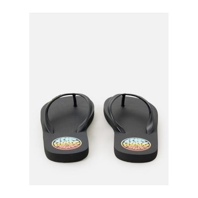 2. Japonki plażowe RIP CURL Wetty Fade Bloom Open Toe - Bo czarne