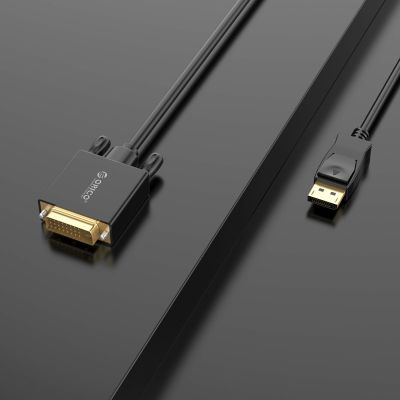 8. Kabel Orico XD-DTD DisplayPort do DVI 4K 1 m - czarny