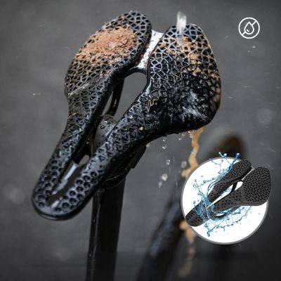 7. Siodełko rowerowe Rockbros LF0214 anatomiczne 3D wodoodporne - czarne