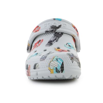 2. Klapki Crocs Classic Race Cars Graphic Jr 210992-1NN