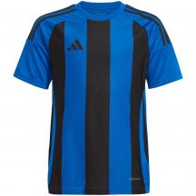 Koszulka dla dzieci adidas Striped 24 Jersey niebiesko-czarna IW2136