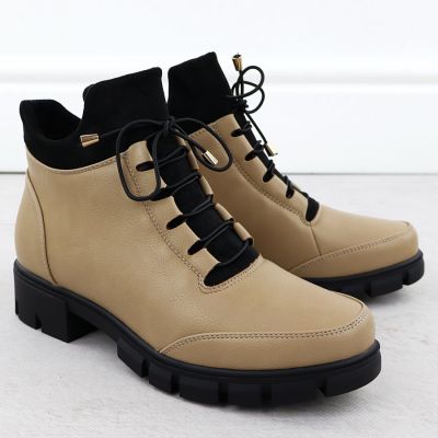 3. Botki damskie beżowe Jezzi RMR23123