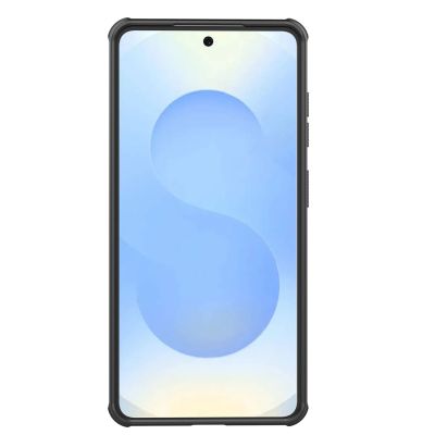 6. Etui Nillkin Super Frosted Shield Pro Magnetic kompatybilne z MagSafe na Samsung Galaxy S26 - półprzezroczysto-czarne