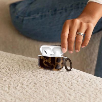 5. Etui Tech-Protect Lamano na AirPods Pro 3 - czarno-brązowy