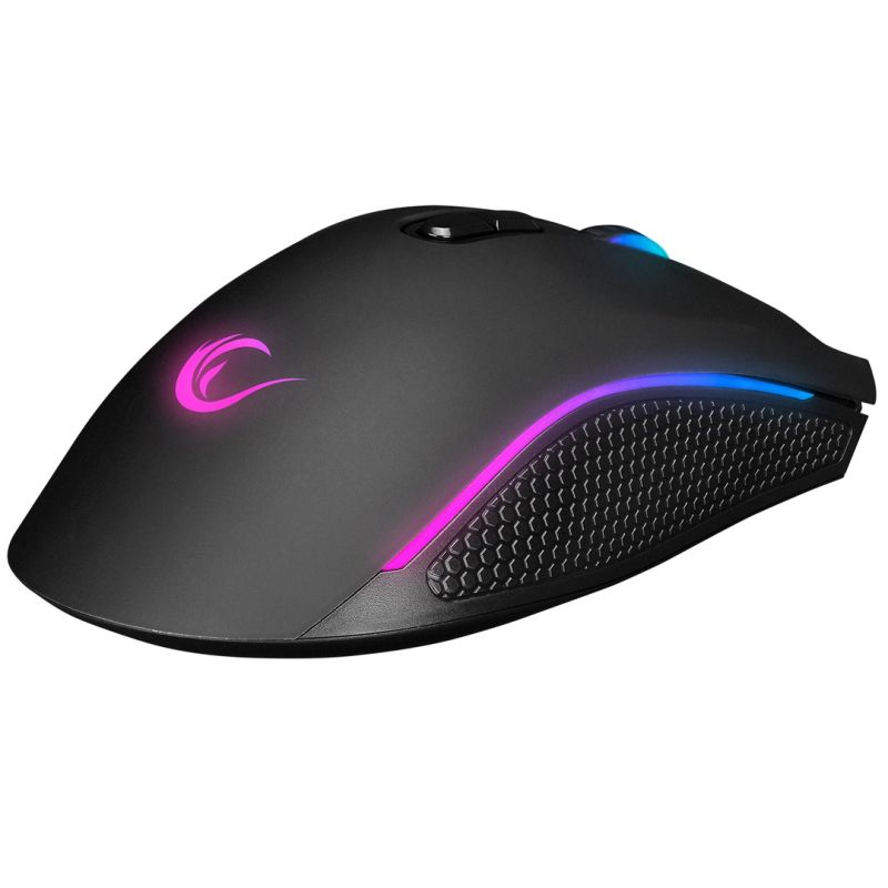 4. RAMPAGE MYSZ SMX-R44 V2 MACRO BLACK 12800 DPI RGB LED