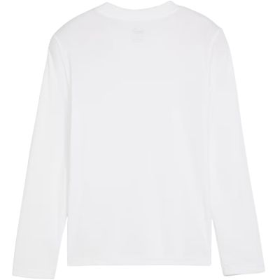 2. Koszulka dla dzieci Puma TeamGOAL Baselayer Tee Longsleeve biała 659041 04