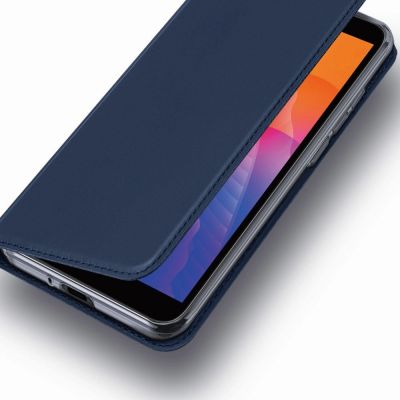15. DUX DUCIS Skin Pro kabura etui pokrowiec z klapką Huawei Y5p różowy