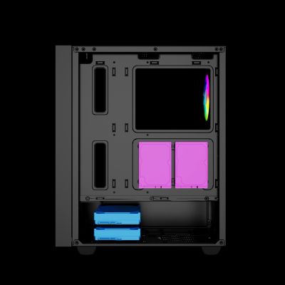 9. GEMBIRD OBUDOWA FORNAX 4000 MIDI-TOWER (2X USB 3.0, 1X USB 2.0, HD AUDIO, SZKLANY PANEL BOCZNY, PODŚWIETLENIE ARGB) CZARNA
