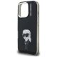 6. Etui Karl Lagerfeld IML Aquarelle Karl & Logo MagSafe na iPhone 16 Pro Max - czarne