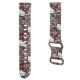 3. Pasek Hello Kitty Silicone Tags Graffiti uniwersalny 22mm - różowy