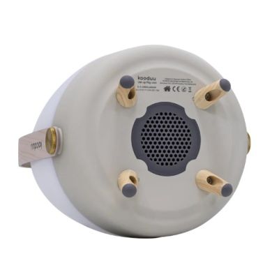 6. Kooduu Lite-up PLAY Mini Głośnik mono przenośny Piaskowy, Biały, Drewno 8 W