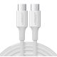 2. Kabel Ugreen US300 USB-C - USB-C PD QC FCP 100W 5A 480Mb/s 2m - biały