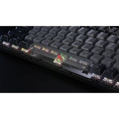 4. Bezprzewodowa klawiatura gamingowa Corsair Gaming K65 Plus 75% RGB, MLX RED - Czarny, Szary