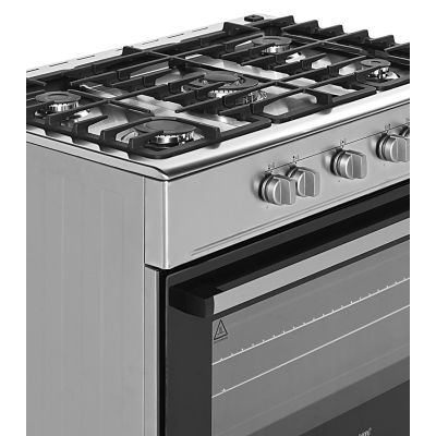 4. Kuchnia gazowo elektryczna Ravanson KWGE-K90A Cheff (inox)