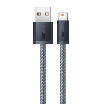 3. Baseus kabel do iPhone USB - Lightning 2m, 2,4A szary (CALD000516)
