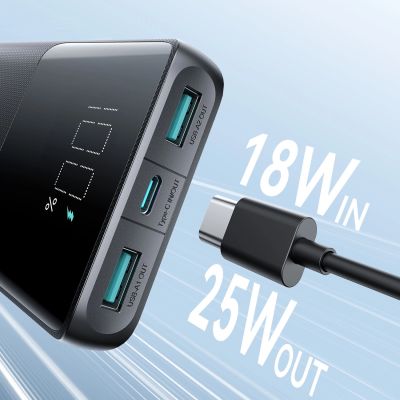 11. Powerbank Joyroom JR-PBF20 25W 10000mAh - czarny