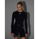 7. Longsleeve treningowy slim szybkoschnący damski 4F 4FWAW26TFLOF595-20S
