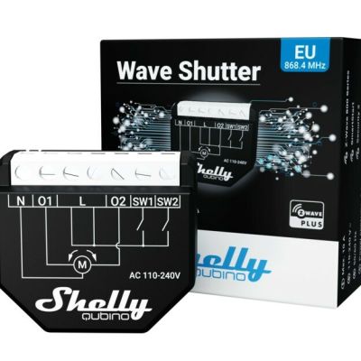 4. Inteligentny sterownik do rolet Z-Wave Shelly Qubino Wave Shutter