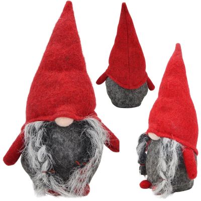 8. SKRZAT KRASNAL GNOM ŚWIĄTECZNY 16x13x30CM