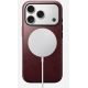 2. Nomad Modern Leather Case pokrowiec na telefon komórkowy 16 cm (6.3") Bordowy