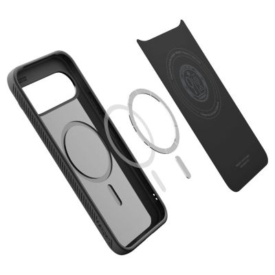 8. Etui Spigen Liquid Air Mag MagSafe na Google Pixel 10 / 10 Pro - czarny mat