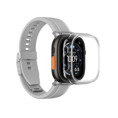 5. Etui ochronne AMAZINGTHING Minimal na Apple Watch UItra 3 49 mm - przezroczyste